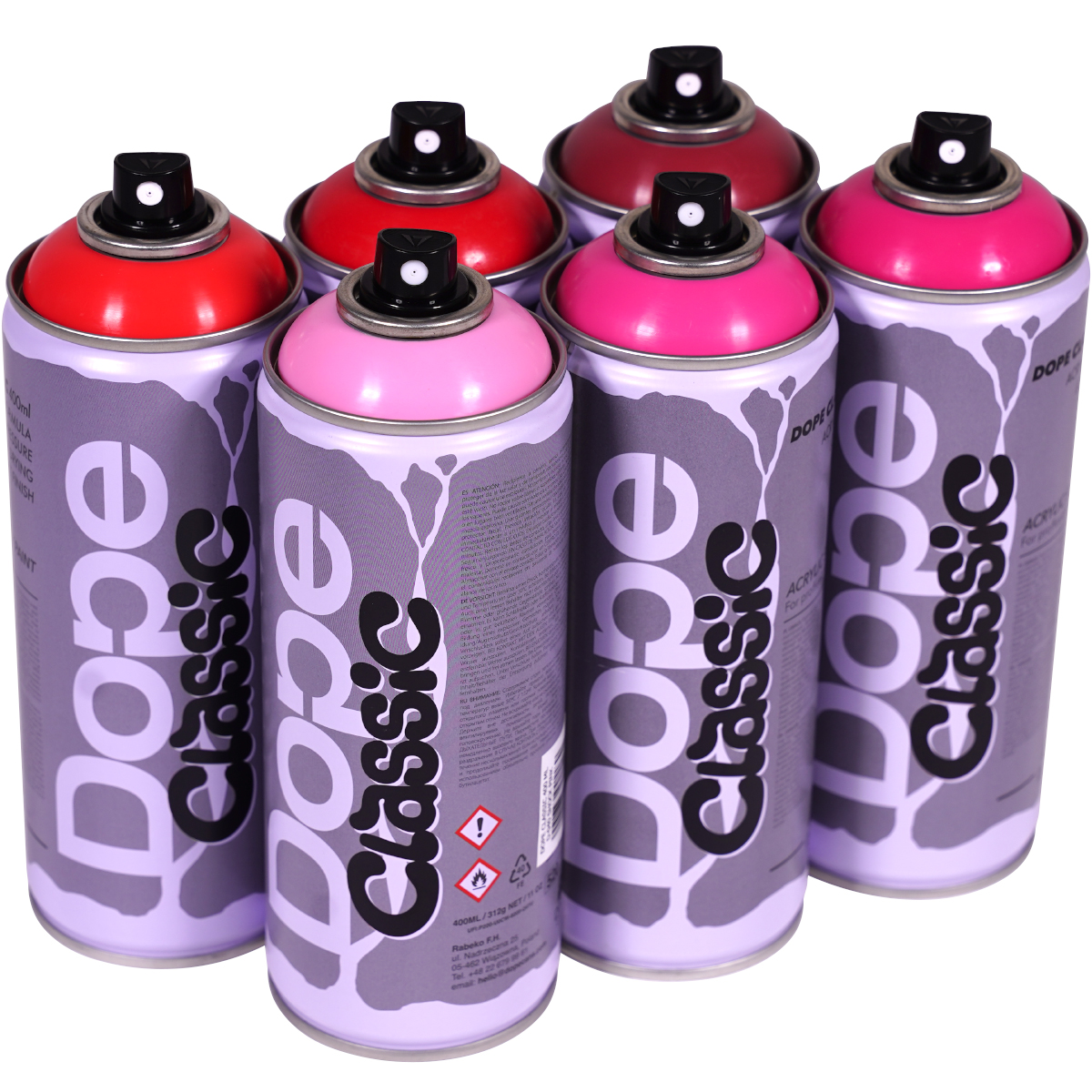 Dope "Classic Paint Sixpack Squeezy" (6x400ml)