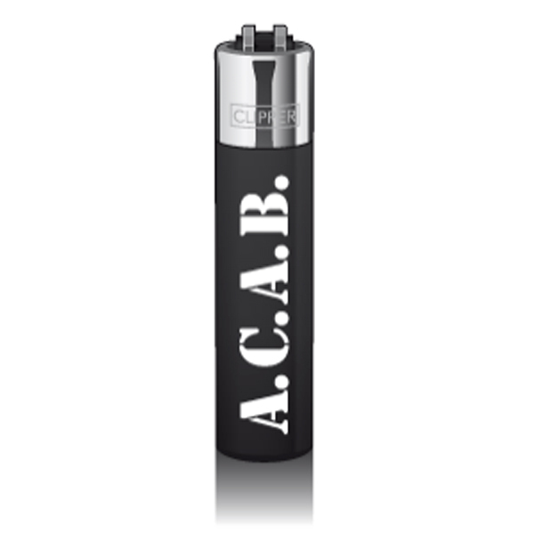Clipper Feuerzeug "A.C.A.B"