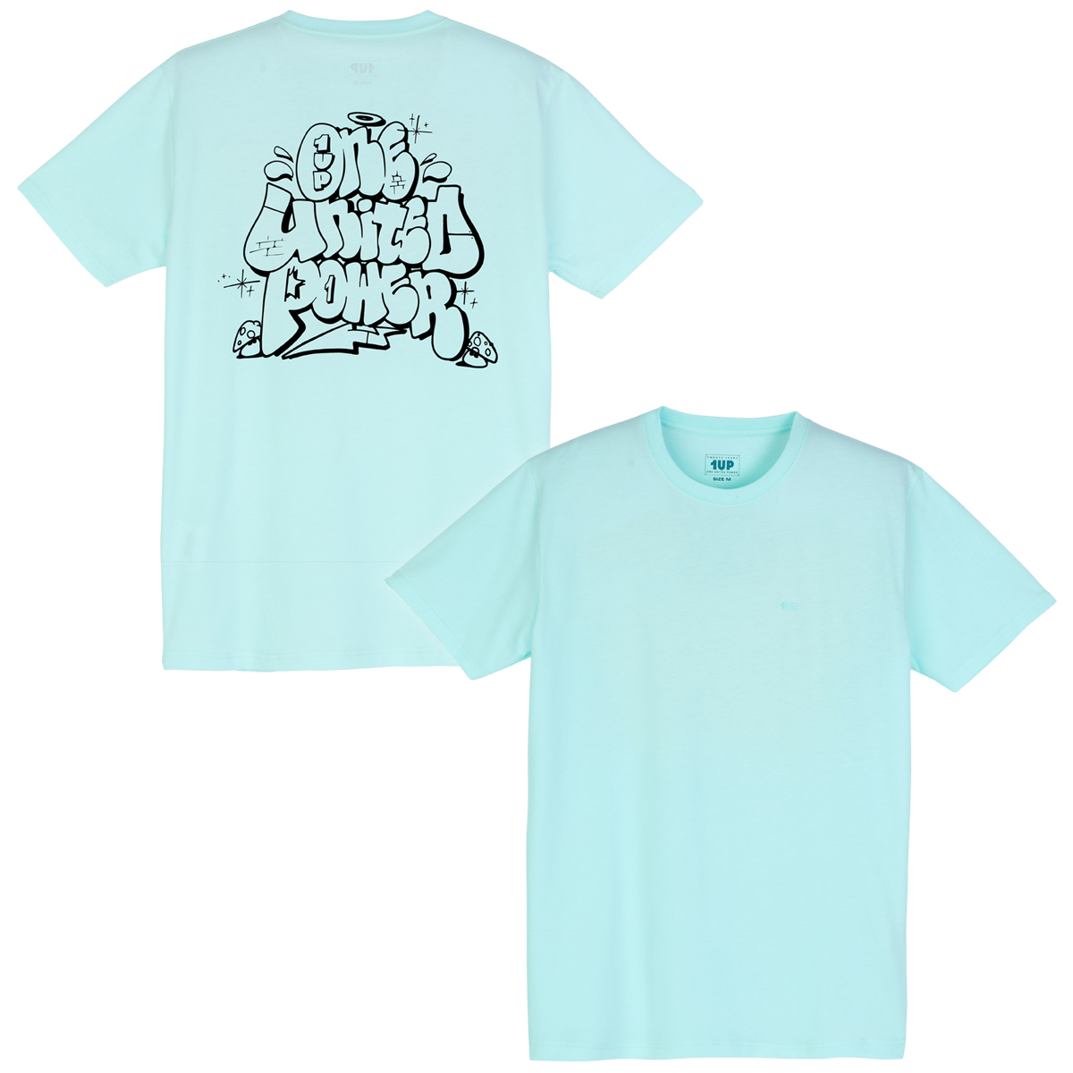 1UP T-Shirt "United" Blue Light