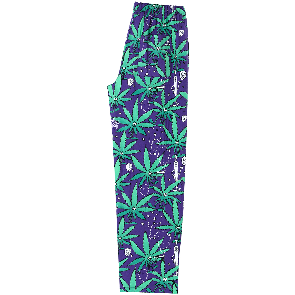 Pyjamahose "Weedy" Purple Haze