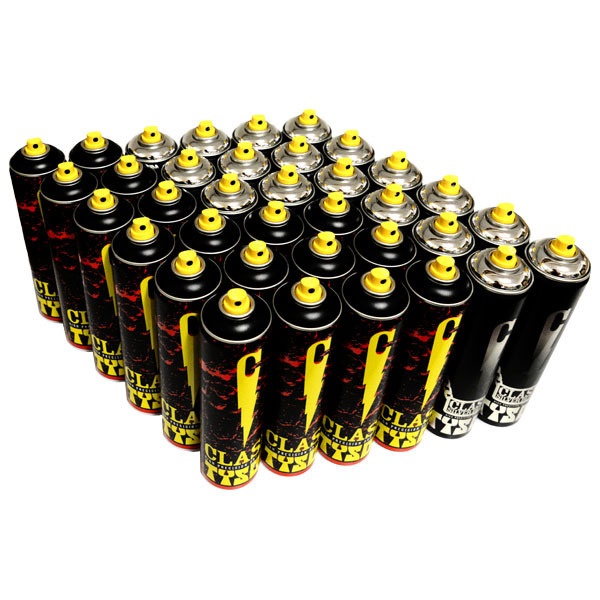 Clash Paint Tyson Bombing Box - XL (36x600ml)