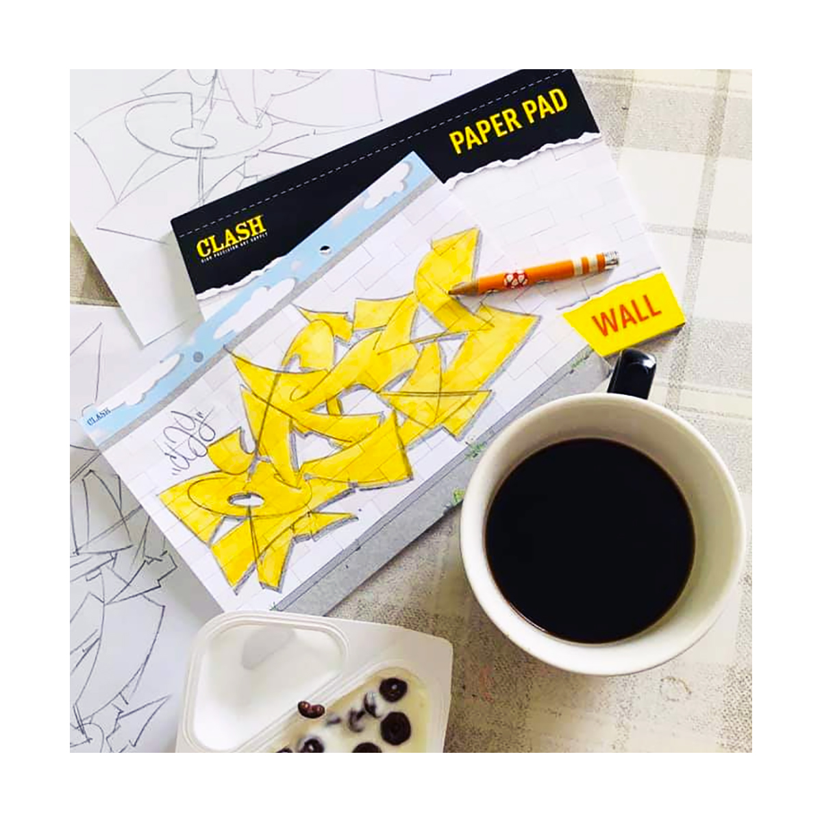 Clash "Wall Paper Pad" A5 Vorlagen