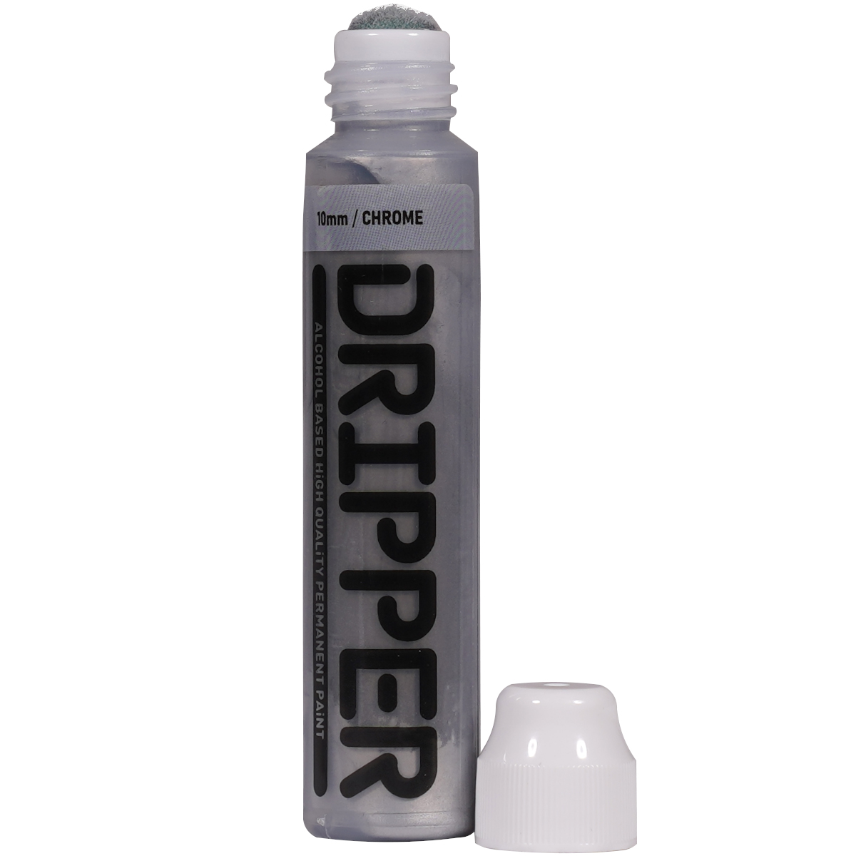 Dope "Dripper Paint Squeeze Marker" (10mm) Silver Chrome