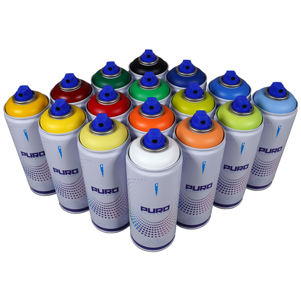 Clash "Puro" Water Based - Fun Tones (16x400ml)