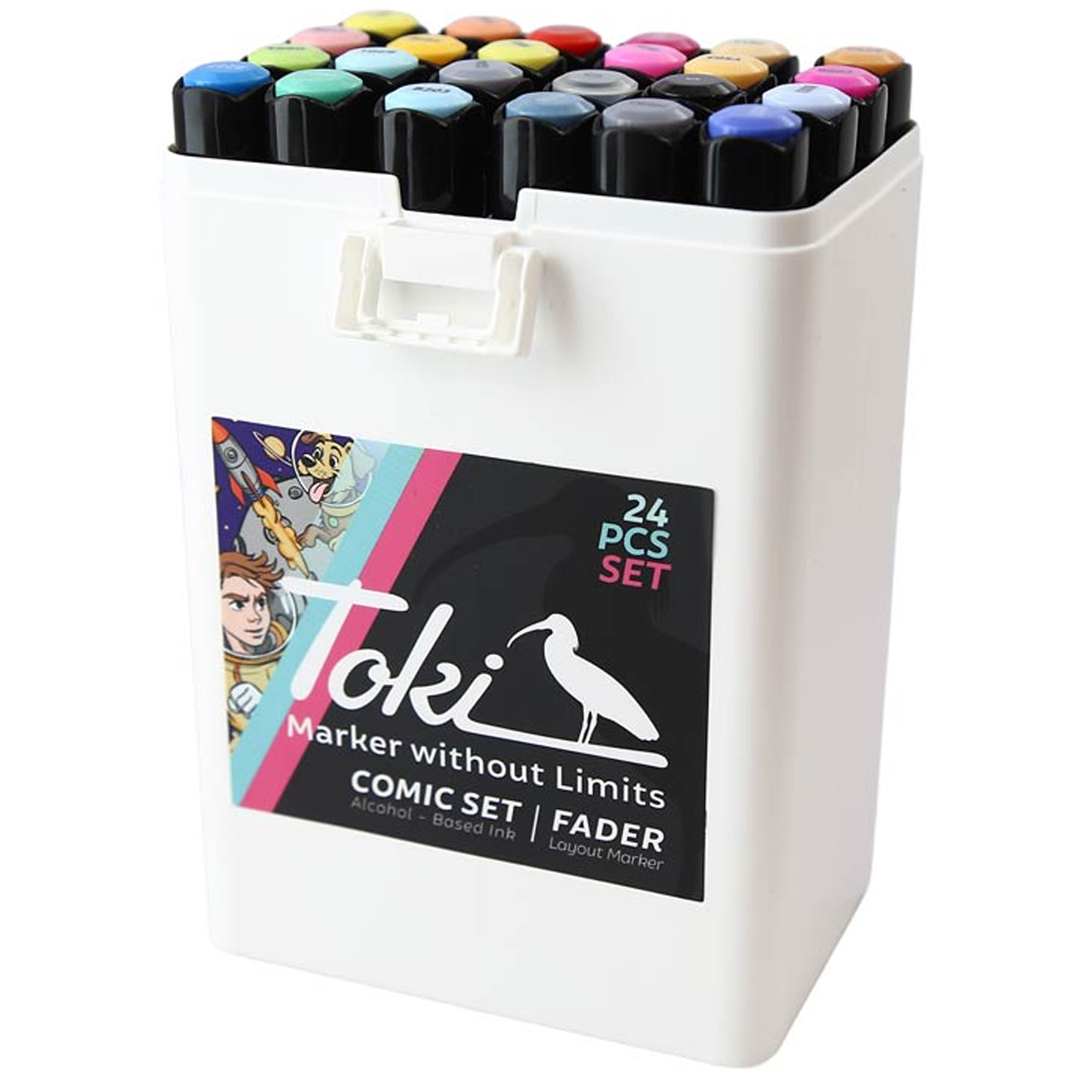 Toki "Fader" Layout Marker 24er Set Comic