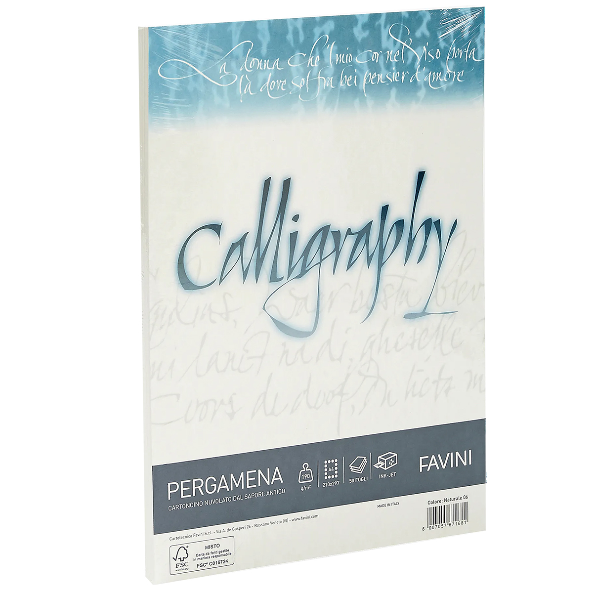 Favini "Pergamena Calligraphy Paper" A4 - Naturale
