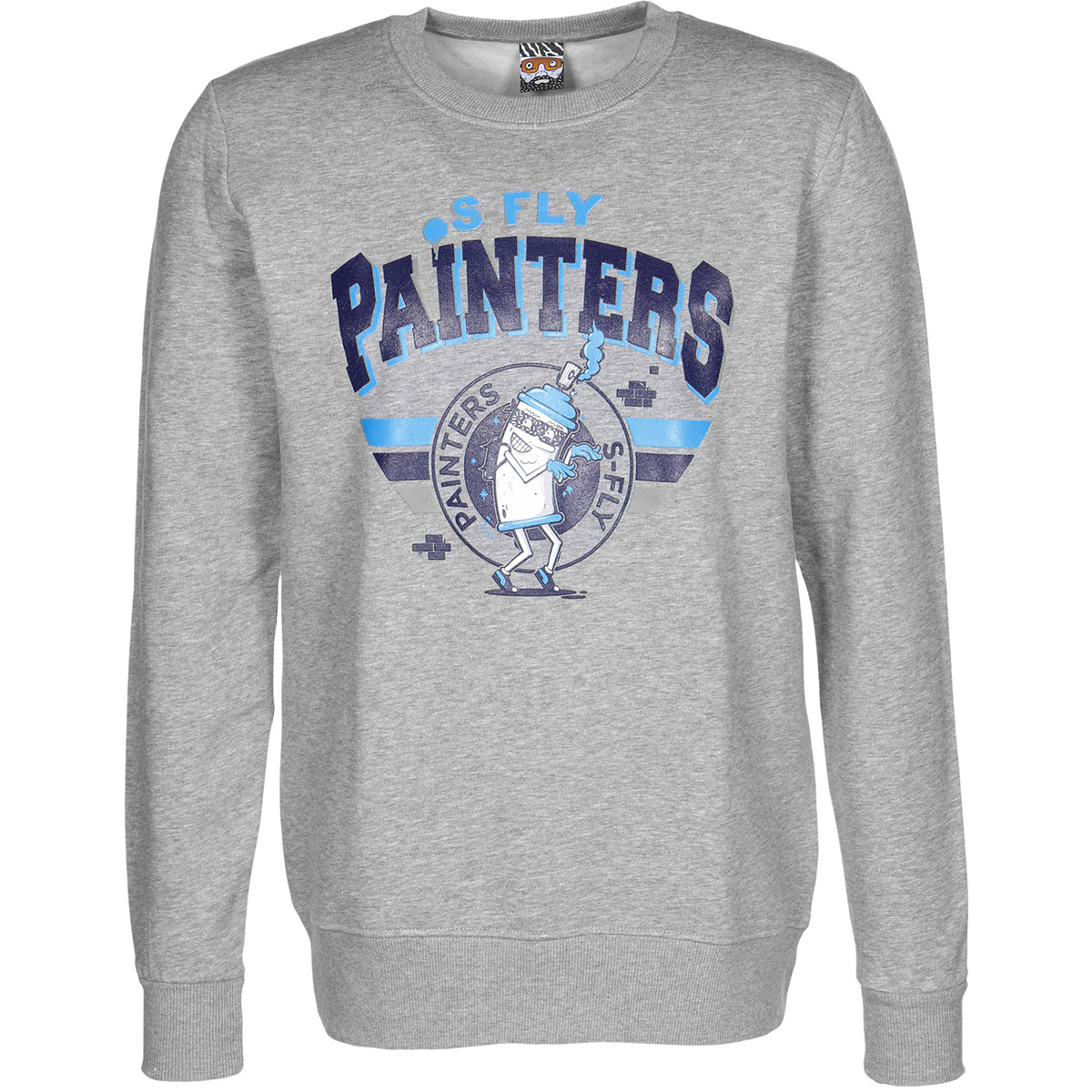 S-Fly Sweater "Painters" Heather Grey