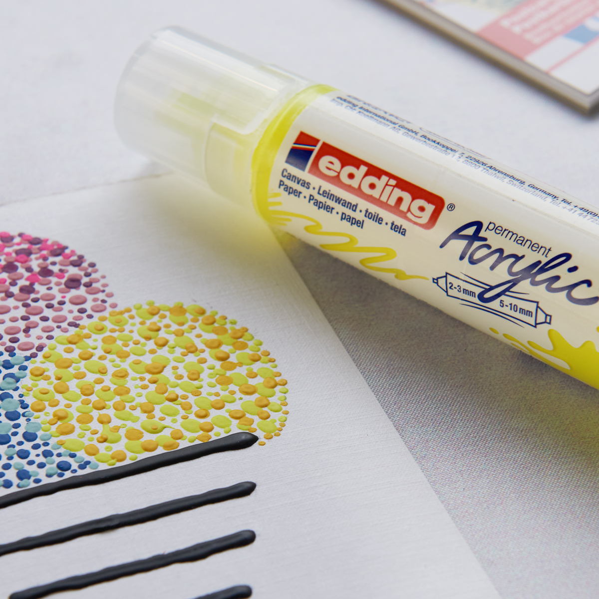 Edding "5400" Acryl 3D Double Liner Basic 5er Set (2-10mm)