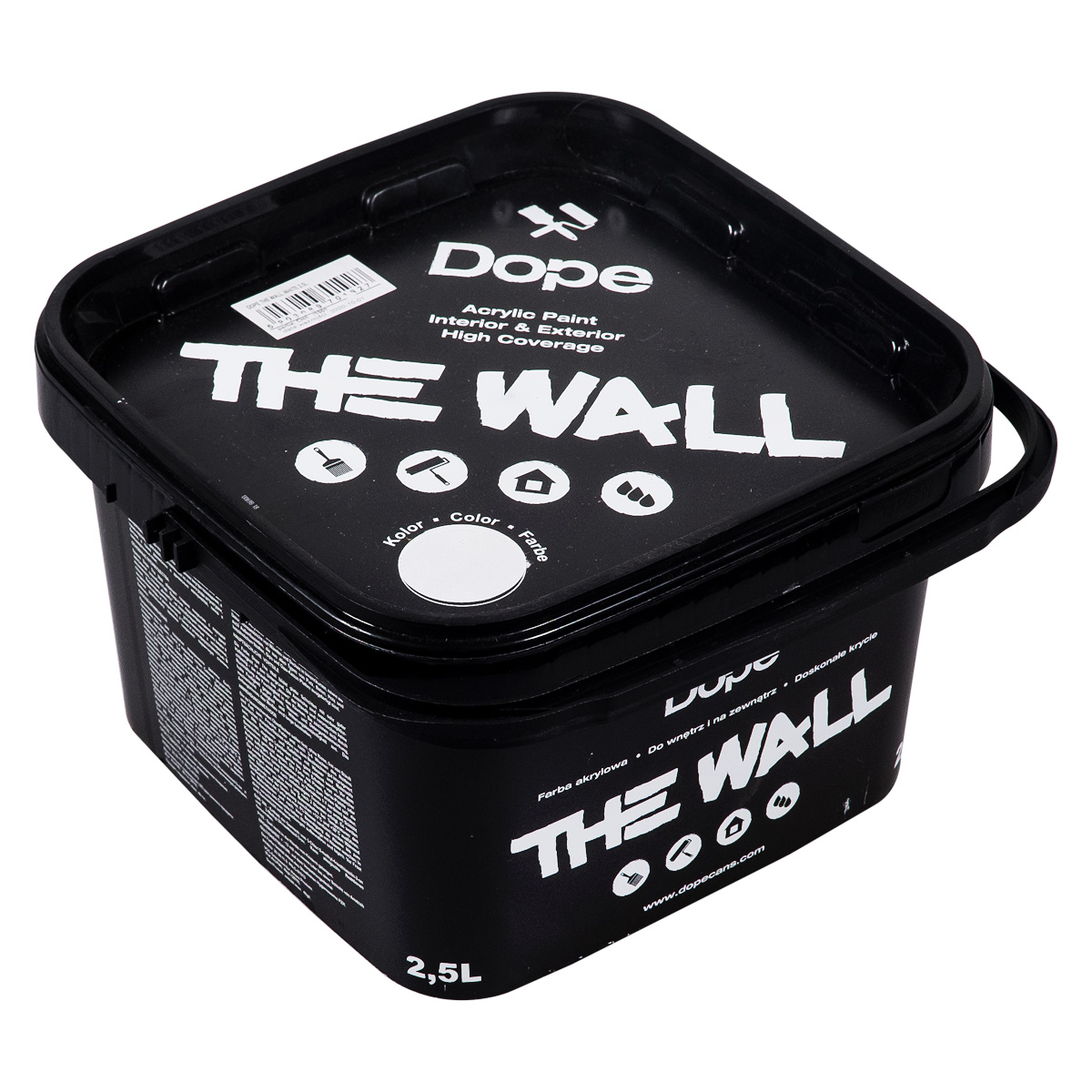 Dope Acryl Premium Wandfarbe "The Wall 2,5L" White