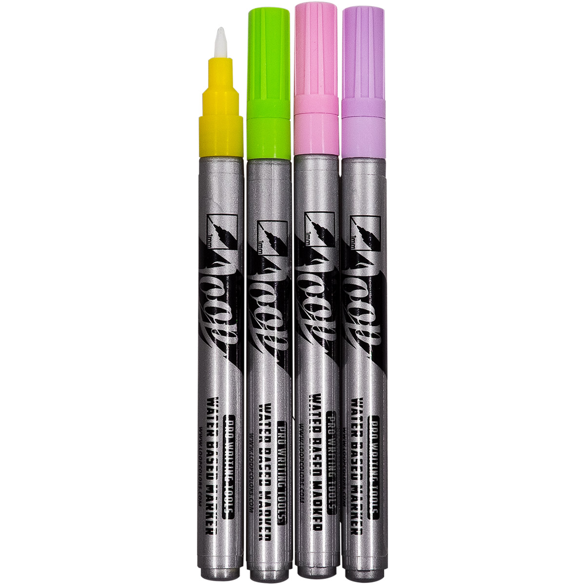 Loop "Water Based Marker 4er Tryout Set - Soft Tones" (1mm)
