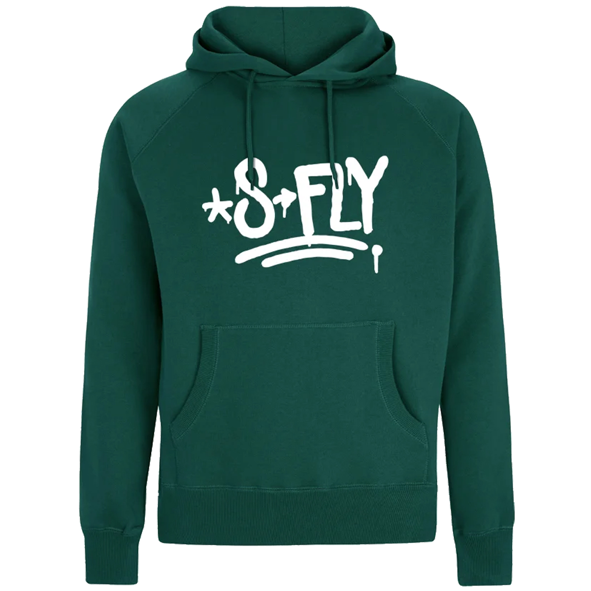 S-Fly Hoodie "Logo" Bottle Green