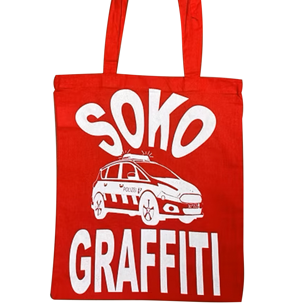 Graffiti DUS "Jutebeutel SOKO Graffiti" - Red/White