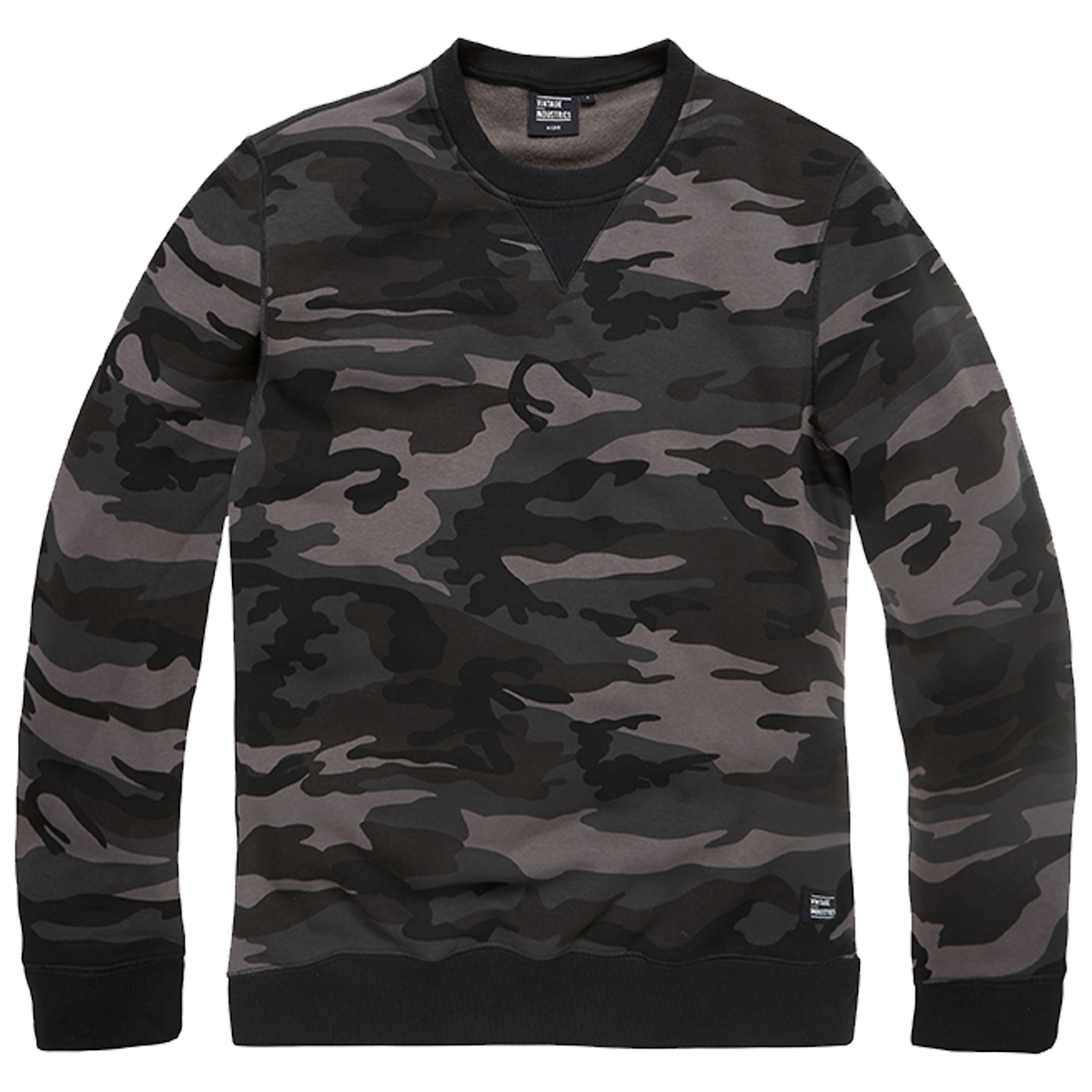 Vintage Industries Sweater "Greeley Crewneck" - Dark Camo