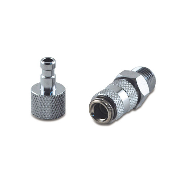 Iwata "Stecknippel - Schnellkupplung-Set NW 2,7 mit 1/8" AG/IG Custom Micron / Eclipse / Hi-Line / H