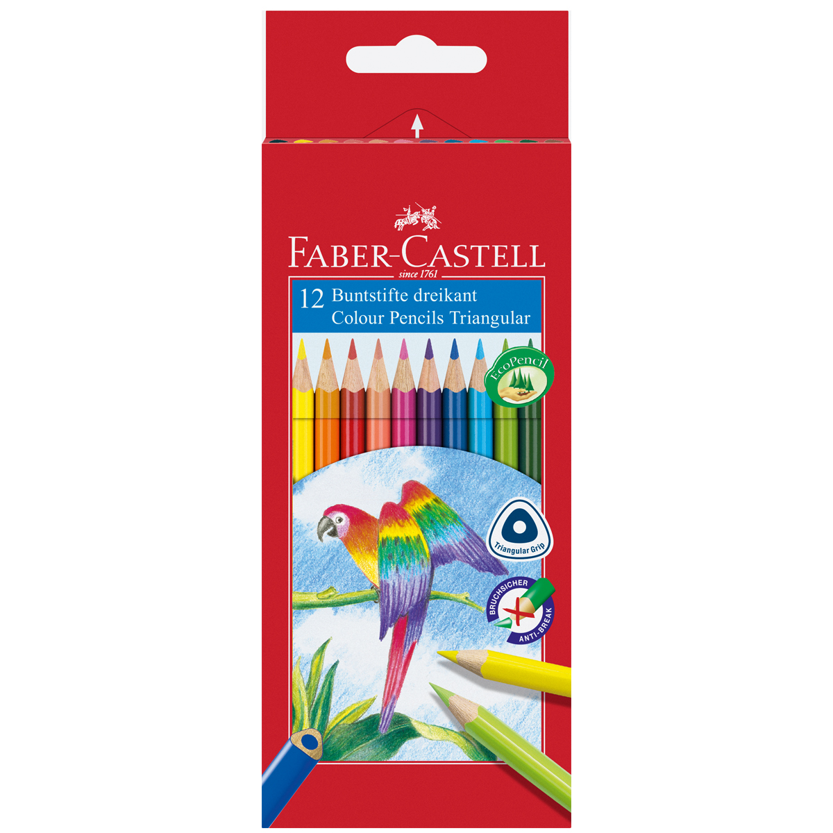 Faber-Castell "Dreikant Buntstift" - 12er Kartonetui