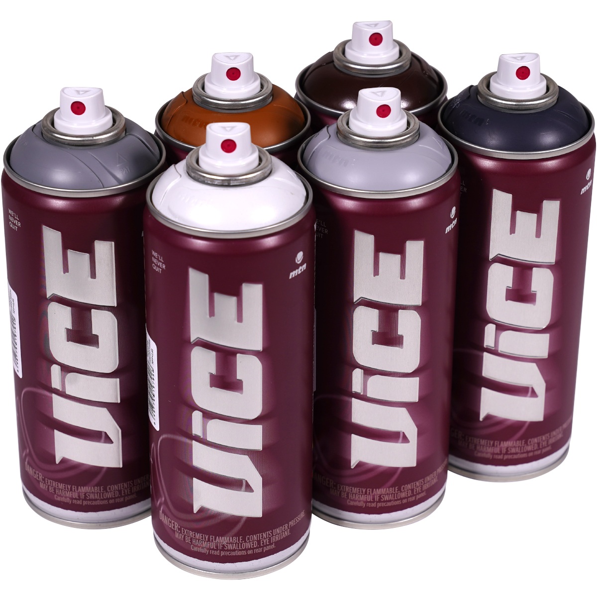 MTN "Vice" Sixpack Dirty Bunch Tones (6x400ml)