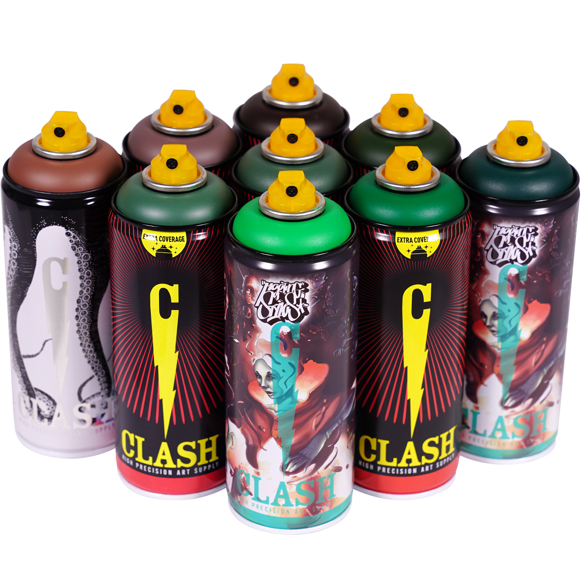 Clash "9er Paint Box Company Tones" (9x400ml)