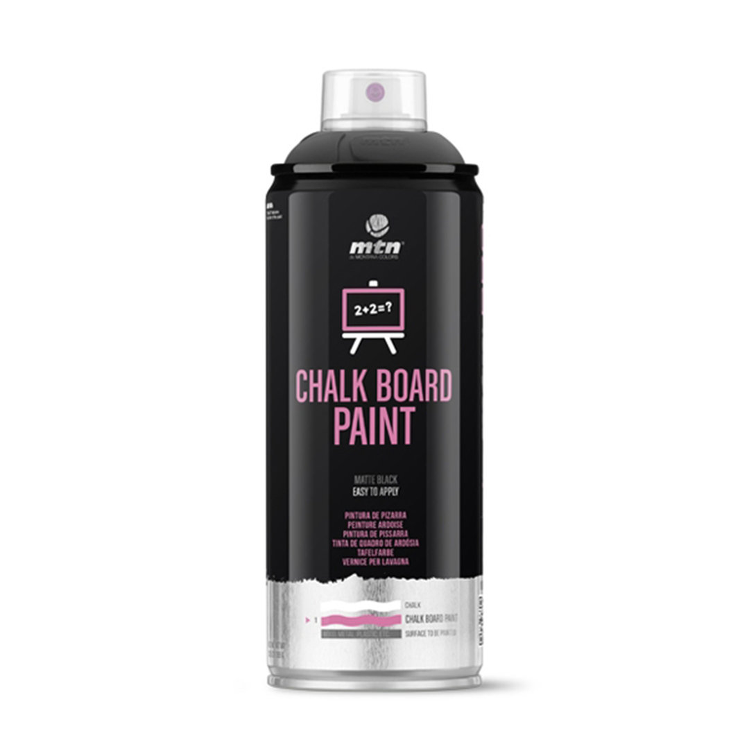 Abverkauf * MTN Pro "Tafelfarbe" Chalk Board Paint Black (400ml)