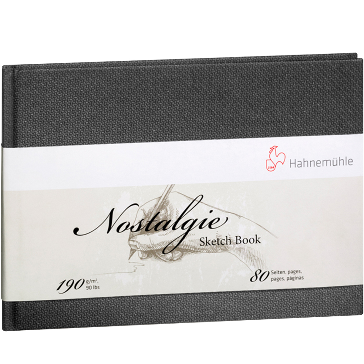 Hahnemühle "Nostalgie" Skizzenbuch A4 Querformat 190g/m²