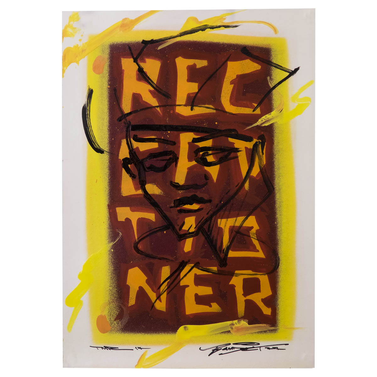 "Bandit 77 - Recaptioner (Original)" 30x40cm