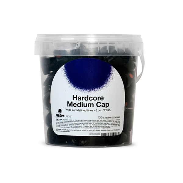 MTN "Hardcore Medium Cap 120er Bucket" - Black/Orange