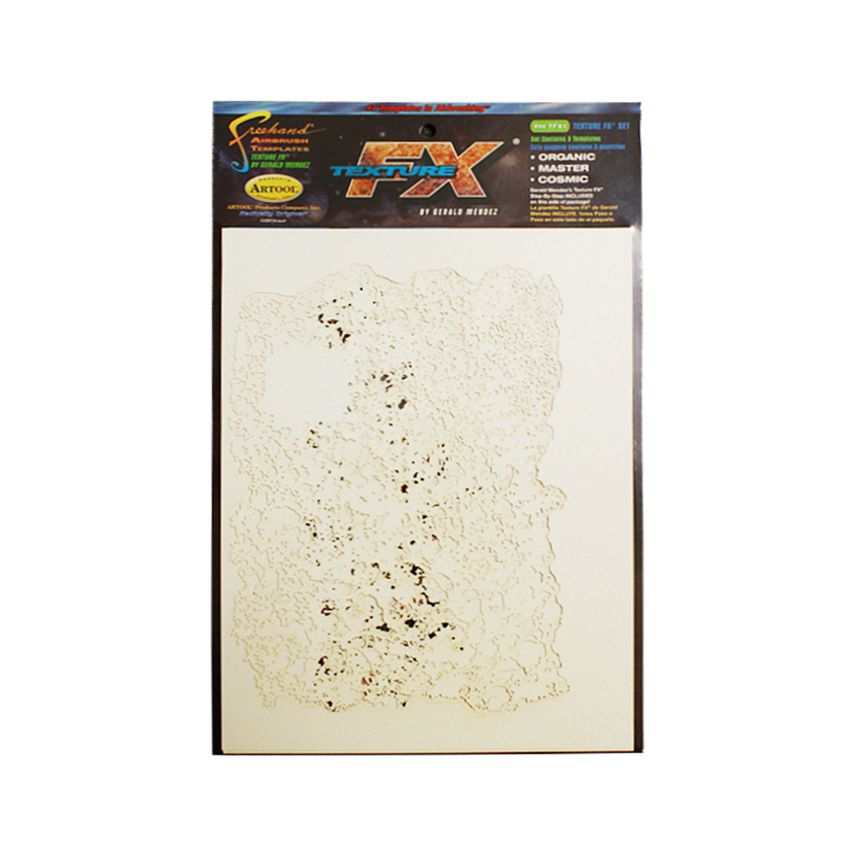 Artool Schablone "Texture FX" 3er Set von Gerald Mendez