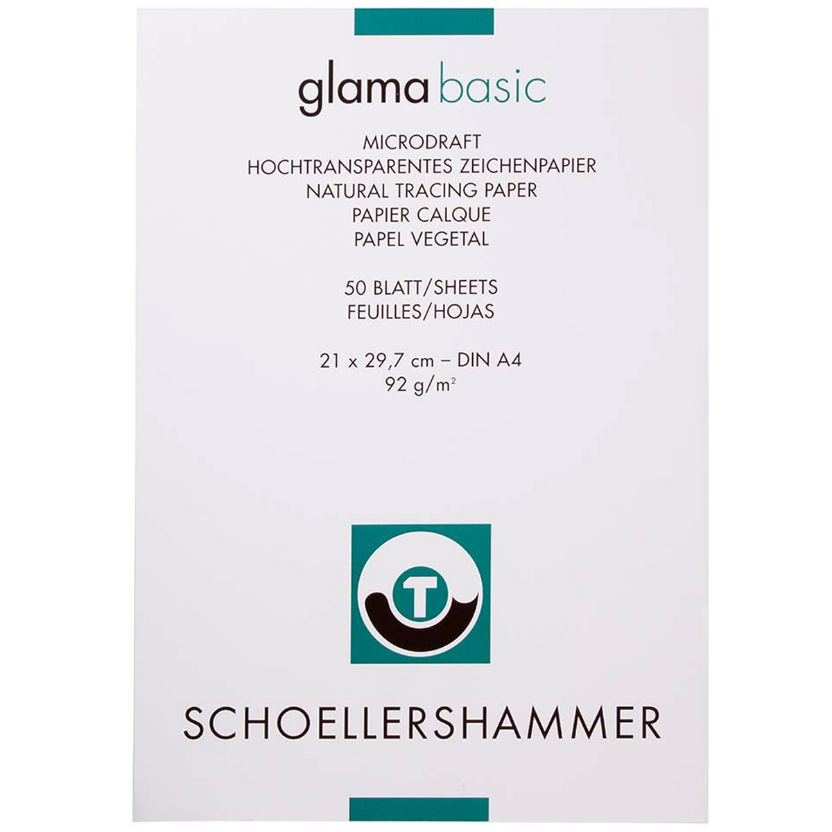 Schoellershammer "Glama Basic" Transparentpapier A4 Block