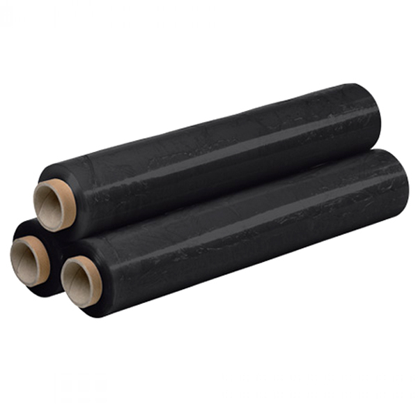 Stretchfolie 20my (300m x 0,5m) 3er Set Black