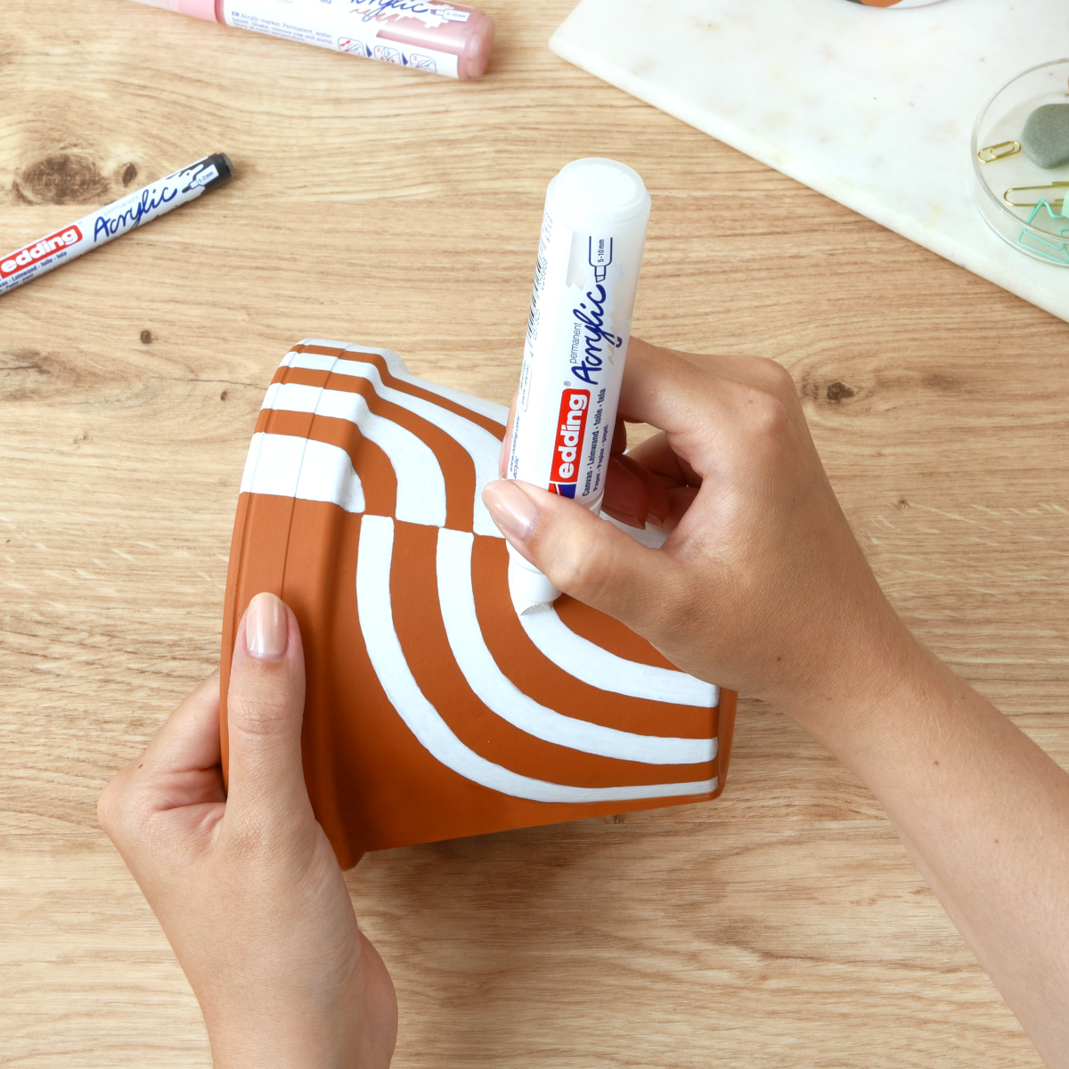 Edding "5000" Acrylmarker Keilspitze Neon 5er Set (5-10mm)