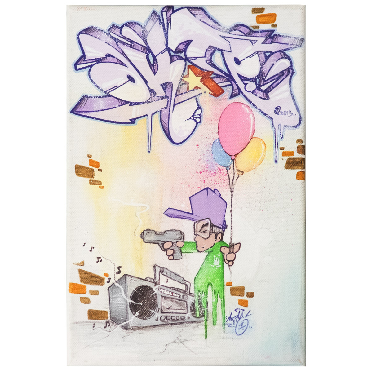 "Akte One  Jip Hop (Original)" 20x30cm
