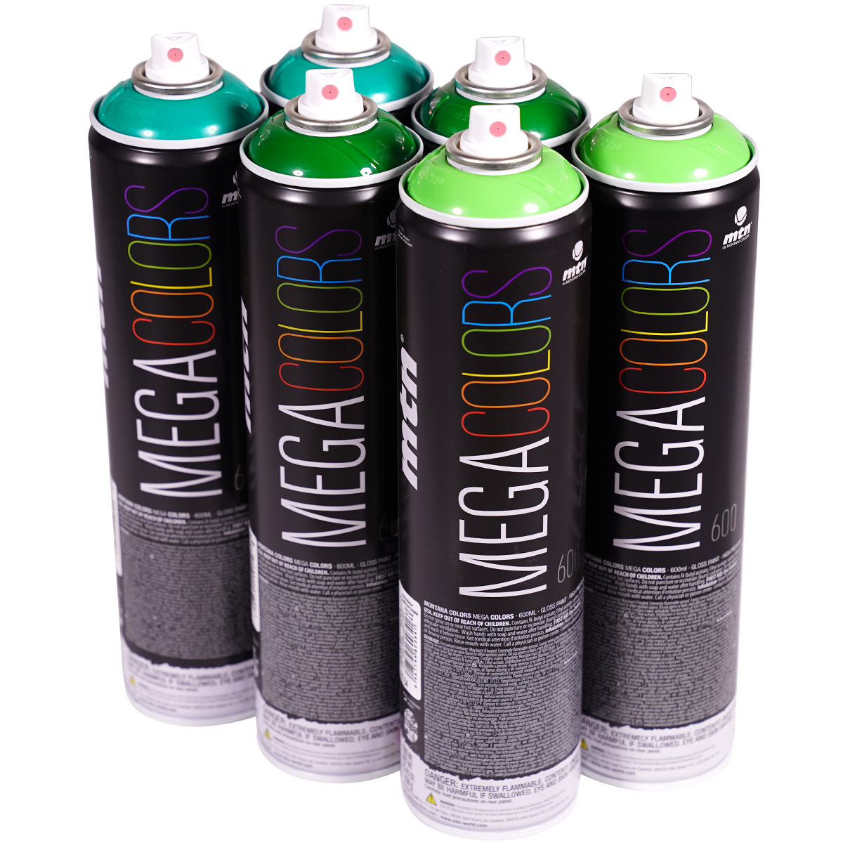 MTN "Mega Colors - Mix Color Set 4" (6x600ml)