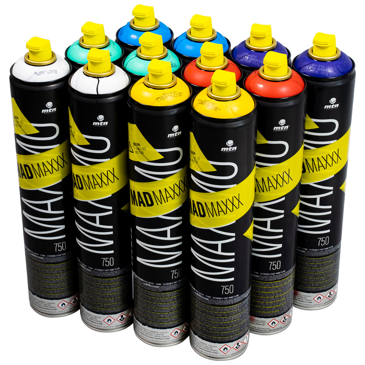 MTN "MadMaxxx "New Colors 12er Paint Box" (12x750ml)
