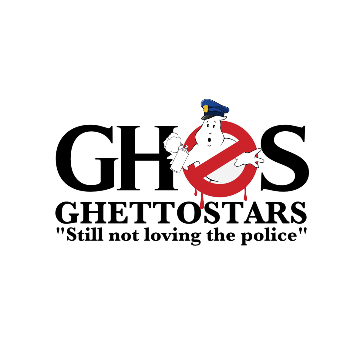 Ghettostars T-Shirt "Ghostbusters" Grey