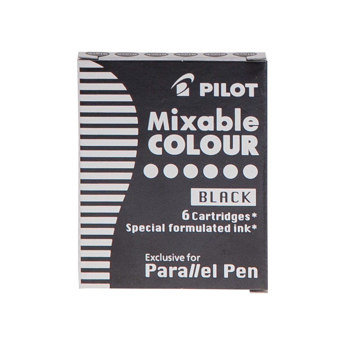 Pilot "Parallel Pen" Ersatzpatronen 6 Stk. - Black
