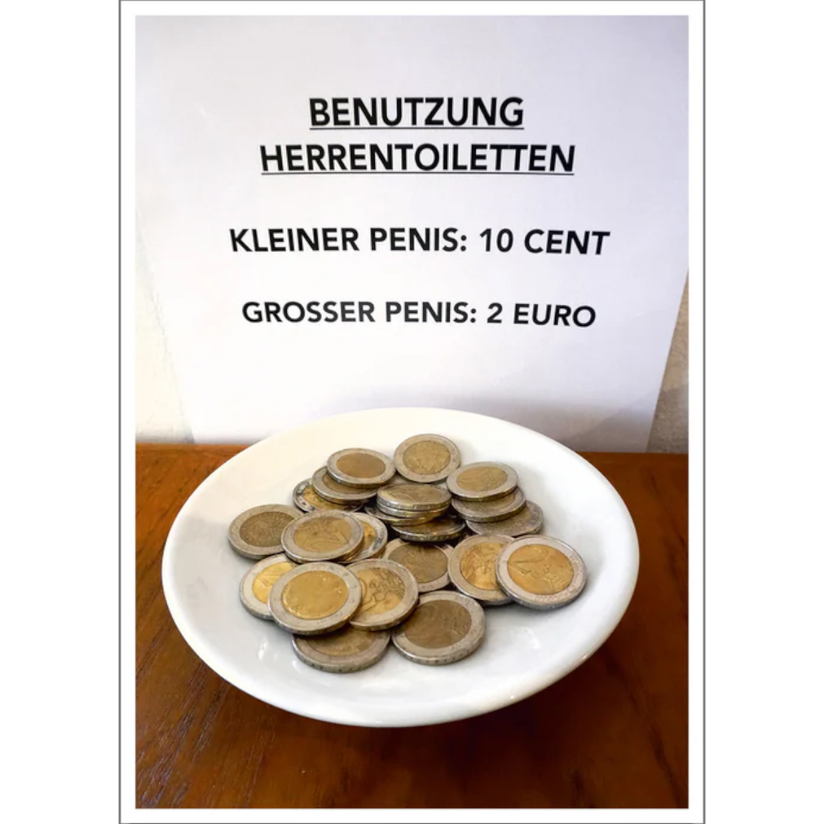 Postkarte "Notes Of Berlin - Toiletten" (10,5x14,5cm)