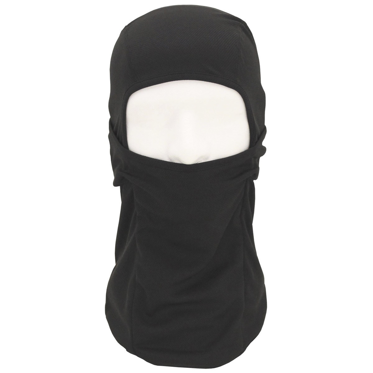 Maske "Balaclava Mission" 1-Loch (dünn) - Black