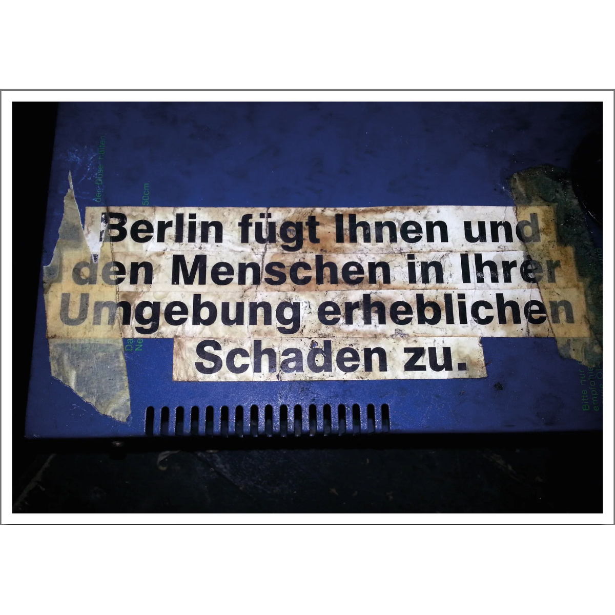 Postkarte "Notes Of Berlin - RAW-Gelände Friedrichshain" (10,5x14,5cm)
