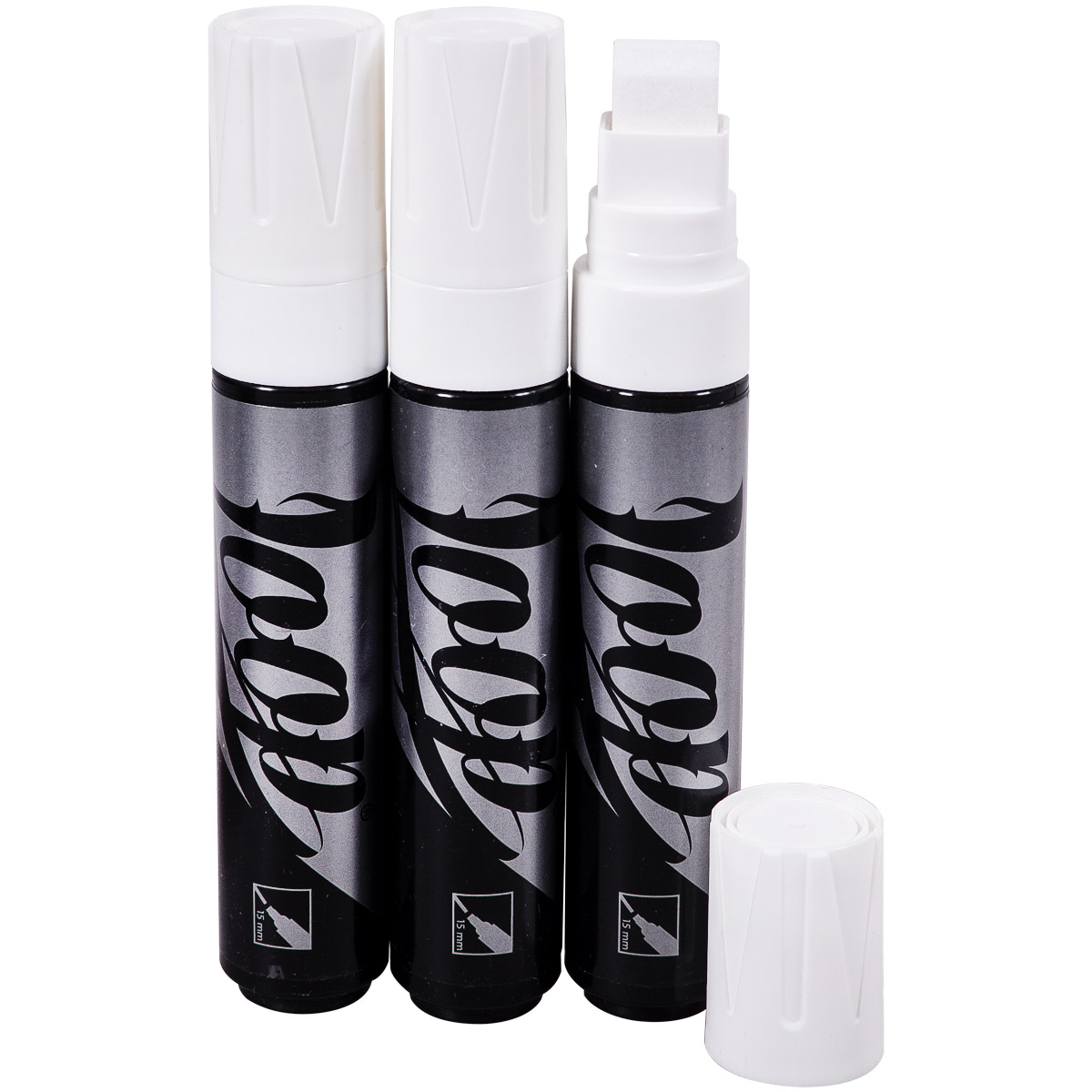 Loop "Paint Marker 3er Tryout Set - White" (15mm)