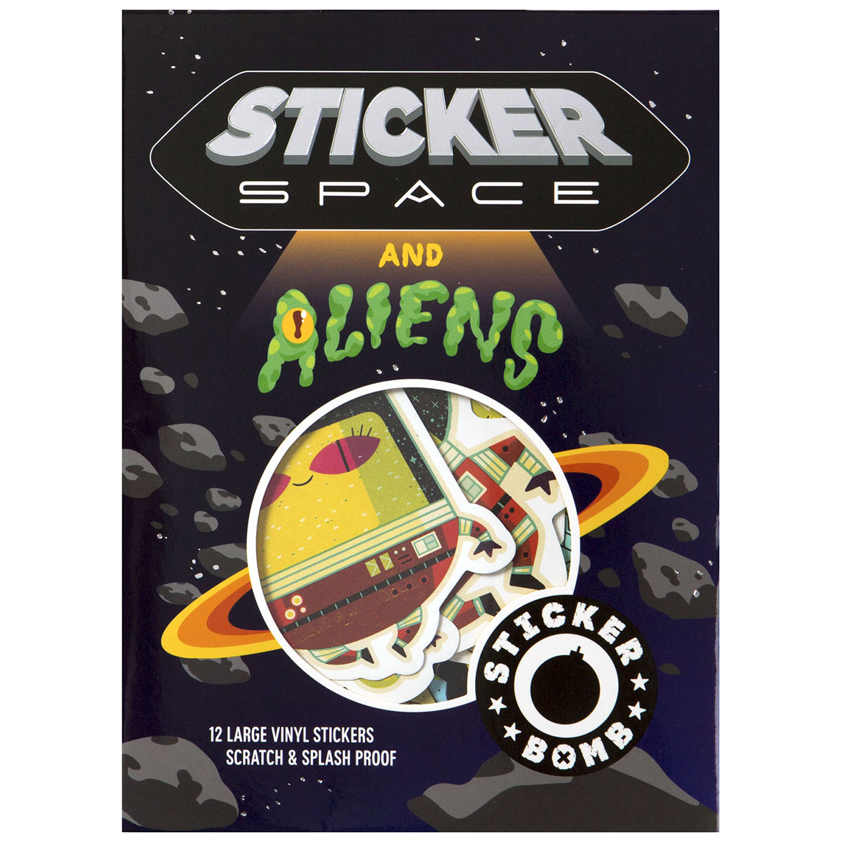 Sticker Bomb "Aliens 12er Stickerpack"