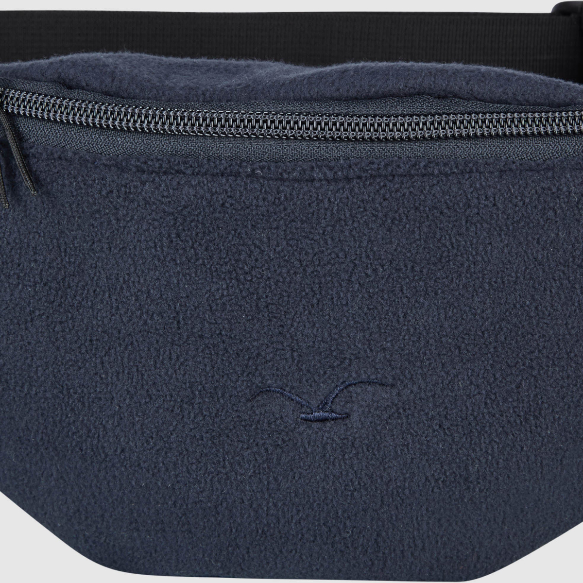 Cleptomanicx Hip Bag "Ligull Fleece" Blue Graphite