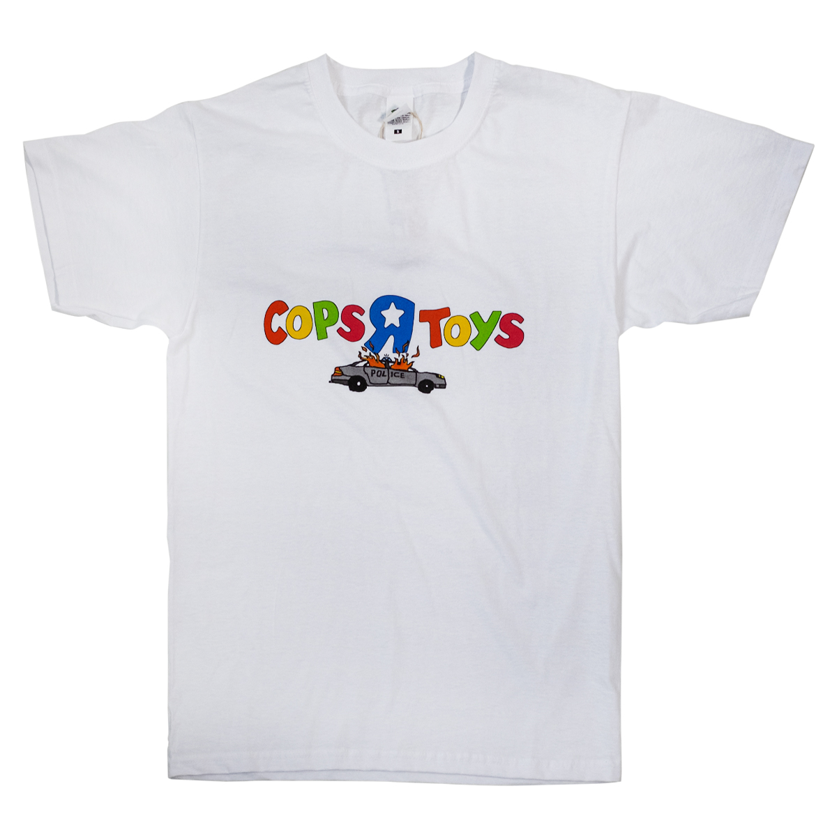 T-Shirt "Cops R Toys" Burn Edition - White