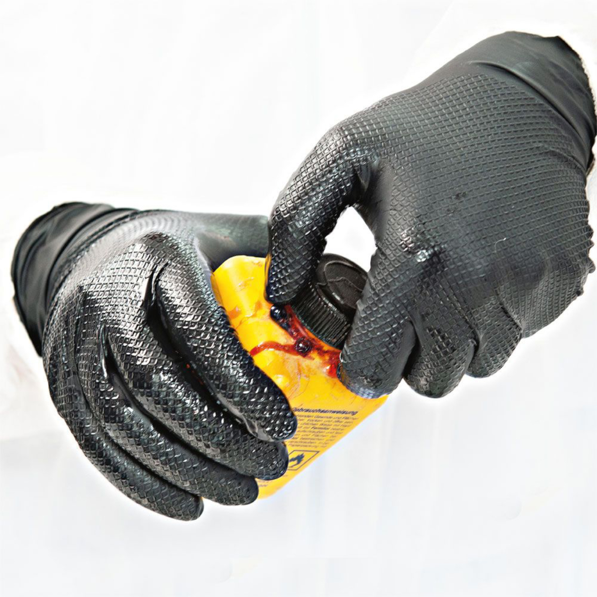 Hygostar Handschuhe "Power Grip Nitril" Black (50er Pack)
