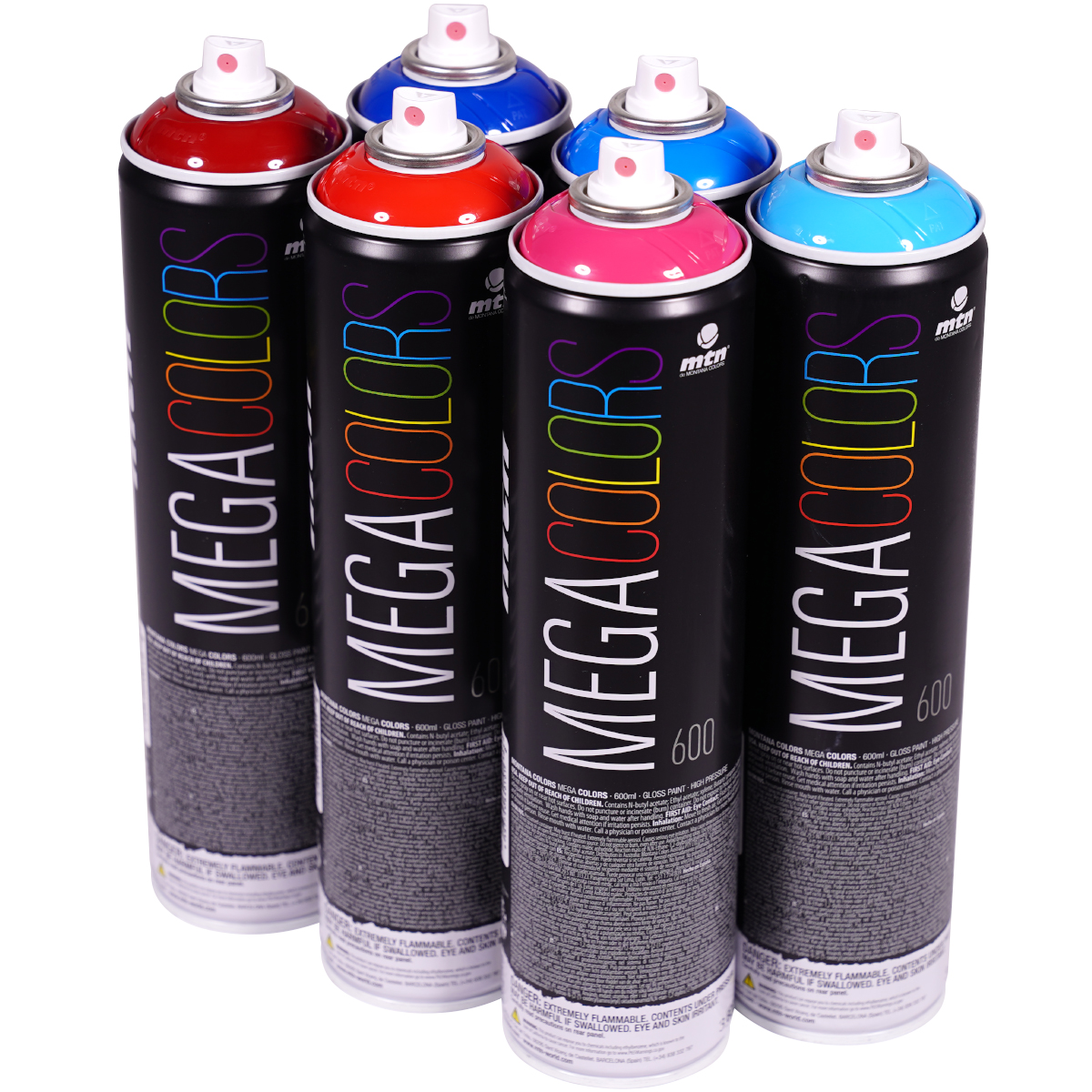 MTN "Mega Colors - Mix Color Set 7" (6x600ml)