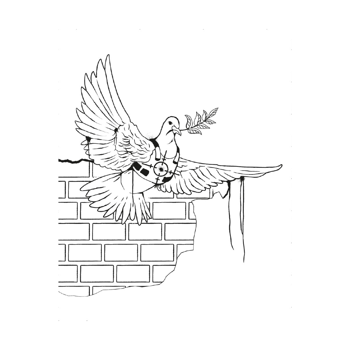 Coloring Book "Banksy" - Ausmalbuch