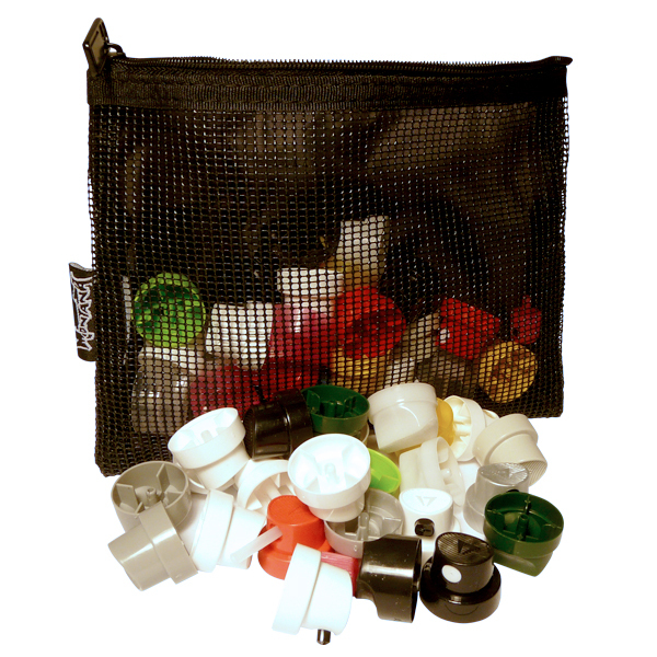 "50er Cap Mix inkl. Montana Utility Bag small"
