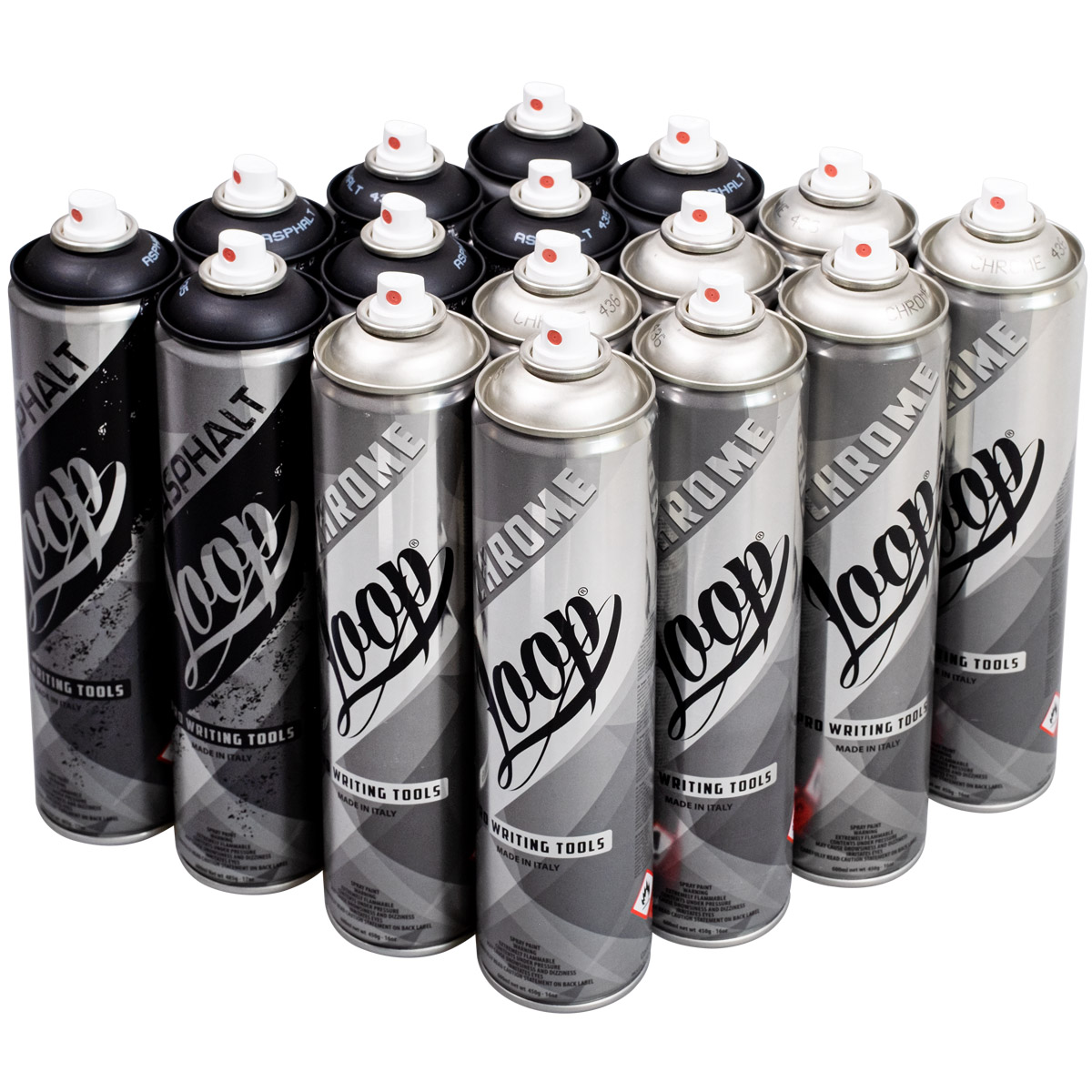 Loop "Asphalt Bombing Box - XL" (16x600ml)