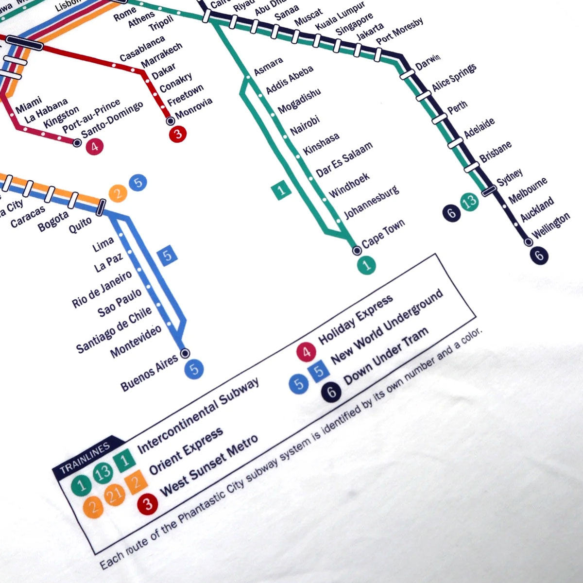 Underpressure T-Shirt "Phantastic City 2" White