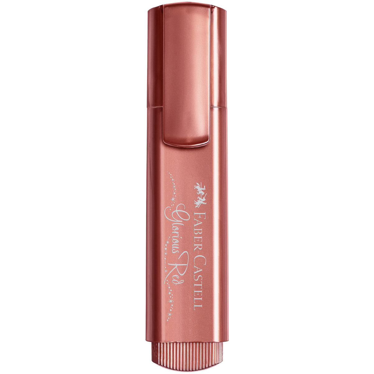 Faber Castell "Textmarker TL46" (1-5mm) Metallic Rot