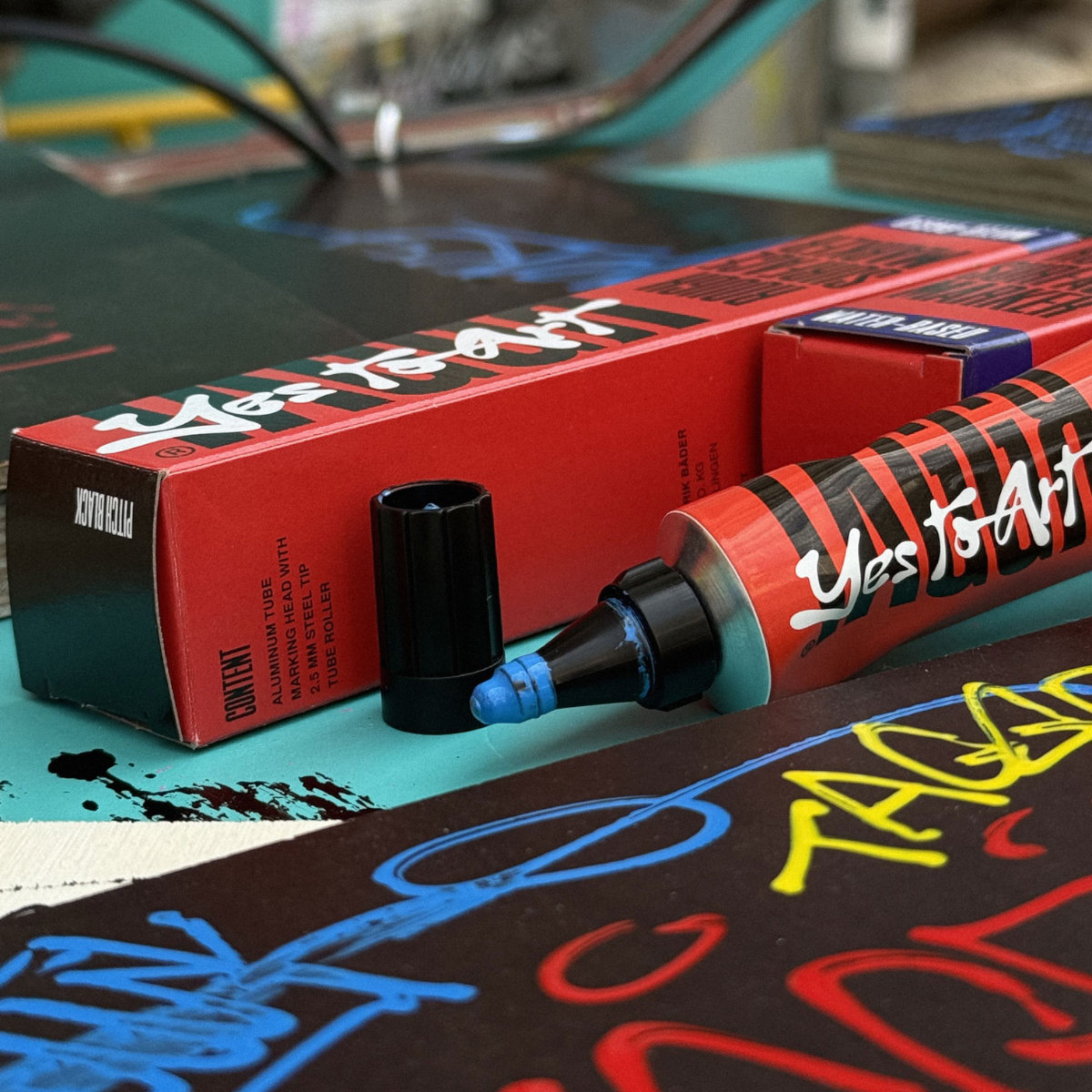 Bäder "TAGGR" Rough Surface Water Based Steelball 50ml Tubenmarker (2,5mm)