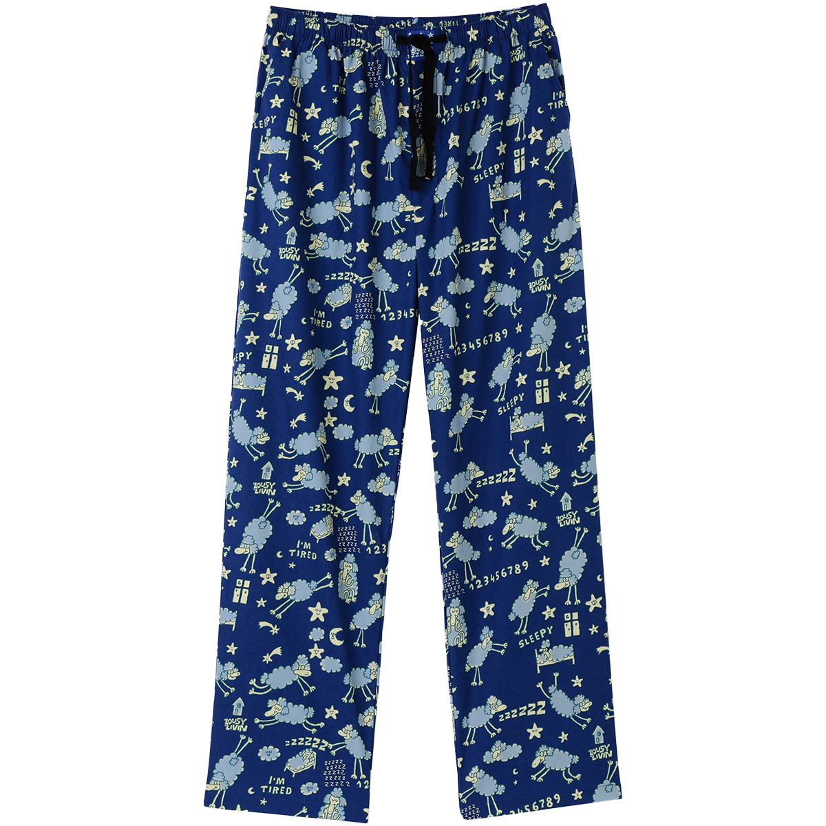 Pyjamahose "Sheep" True Blue